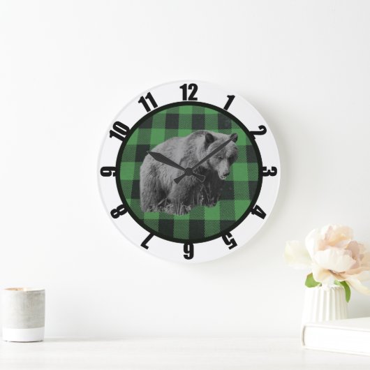 Buffelplaat Beer Man Groot klok (Huis)