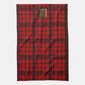 Buffelplaat met maple Leaf ButtonAmerican MoJo Theedoek (Verticaal)