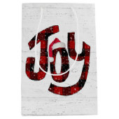 Buffelpootwieg op gewitwasd hout medium cadeauzakje (Voorkant)