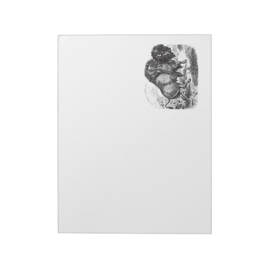  buffelretrospectie van het biondier notitieblok (Linkerzijde)