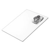  buffelretrospectie van het biondier notitieblok (Schuin)