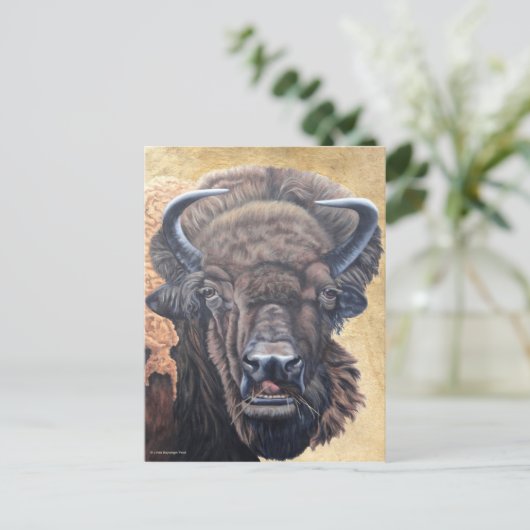 Buffelroet Briefkaart (Staand voorkant)