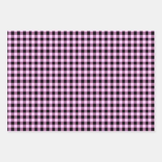 Buffelroodroze rode roze inpakpapier vel (Voorkant 3)