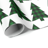 Buffelroos Controleer de pijnbomen Cadeaupapier (Rol Hoek)