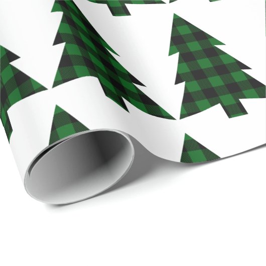 Buffelroos Controleer de pijnbomen Cadeaupapier (Rol Hoek)