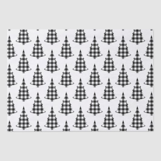 Buffelroos Controleer de pijnbomen Tissuepapier (Voorkant)