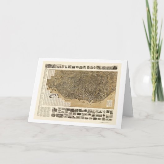 Buffels, NY Panoramische Kaart - 1902 (Voorkant)