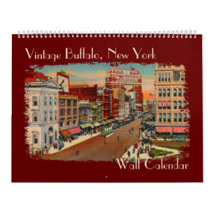  buffels, NY Wall Agenda Kalender
