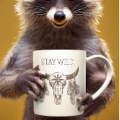 Buffelschedel Dreamcathers met veren Koffiemok