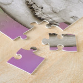 Buffelschedel op Waterverf achtergrond Legpuzzel (Zijkant)