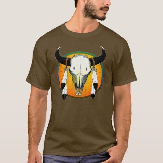 buffelschedel t-shirt (Voorkant)