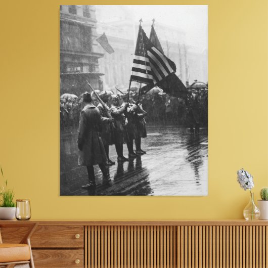 Buffelsoldaten 367e Zuid-Amerikaans Canvas Afdruk (Insitu (Woonkamer))