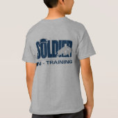 Buffelsoldaten Lacrosse Kind T-shirt ontwerp 2 (Achterkant)