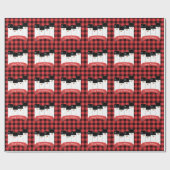 Buffelstinkpapier voor kerstbekroonde Snowman Cadeaupapier (Vlak)