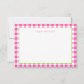 Buffeltoonaangevende persoonlijke notitiekaarten (Voorkant)