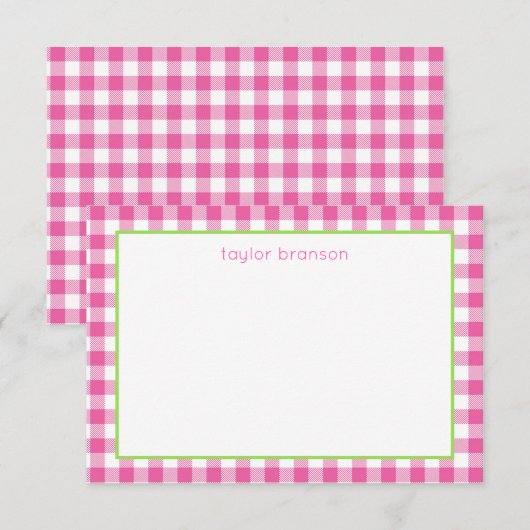 Buffeltoonaangevende persoonlijke notitiekaarten (Voorkant / Achterkant)