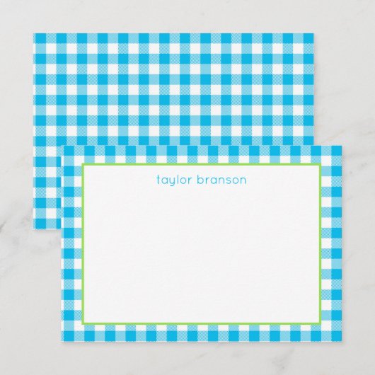 Buffeltoonaangevende persoonlijke notitiekaarten (Voorkant / Achterkant)