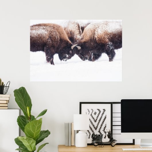 Buffeltoonafspelen Poster (Thuiskantoor)