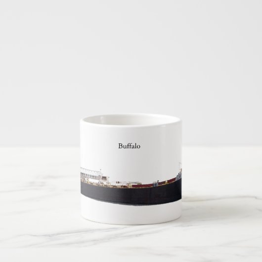 Buffeluitsnijder espresso mok (Voorkant)