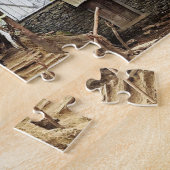 Buffelvervoer, Everest-uitzichten — Nepal Legpuzzel (Zijkant)