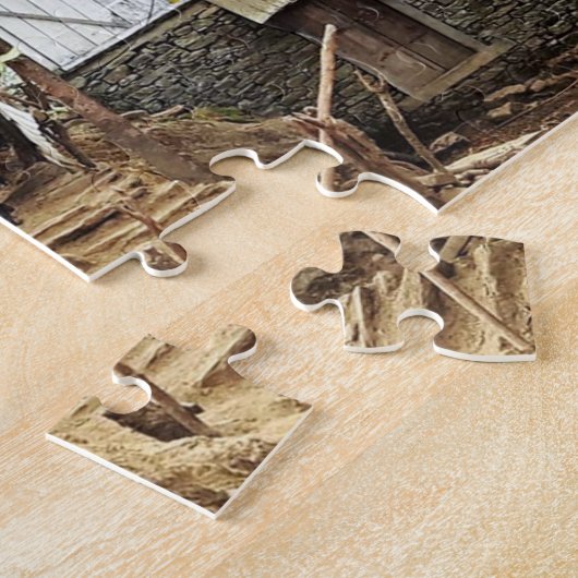 Buffelvervoer, Everest-uitzichten — Nepal Legpuzzel (Zijkant)