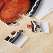 Buffelvleugels met blauwe kaas legpuzzel (Zijkant)