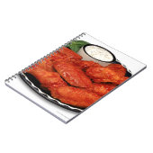 Buffelvleugels met blauwe kaas notitieboek (Linkerzijde)