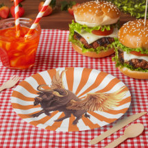 Buffelvleugels met Oranje Starburst