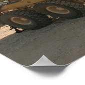 Buffelvoertuig met mijnbescherming poster (Hoek)