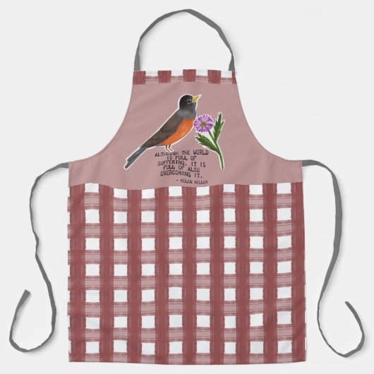 Buffelvormig lentesprot schort (Voorkant)