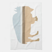 Buffelwater op een vlakte theedoek (Verticaal)