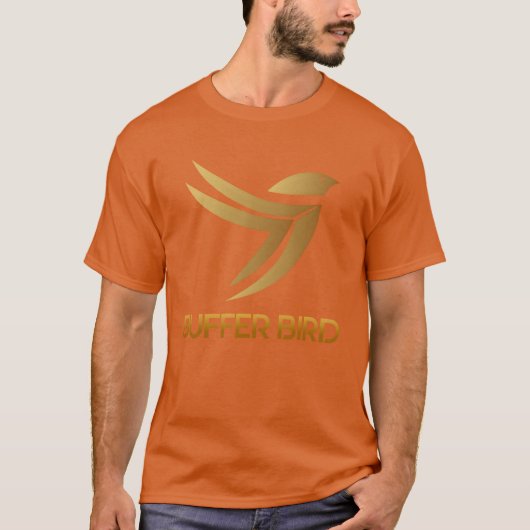 Buffer vogel vrienden t-shirt (Voorkant)