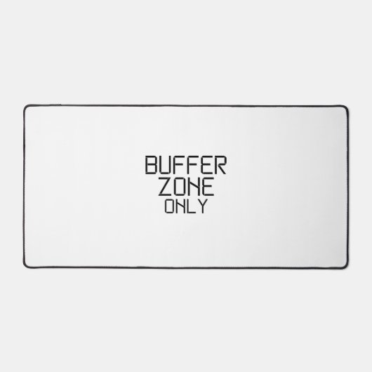 Buffer Zone Alleen Minimalistische Harde Rand Bure Bureaumat (Voorkant)