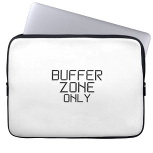 Buffer Zone Alleen Minimalistische Industriële Lap Laptop Sleeve