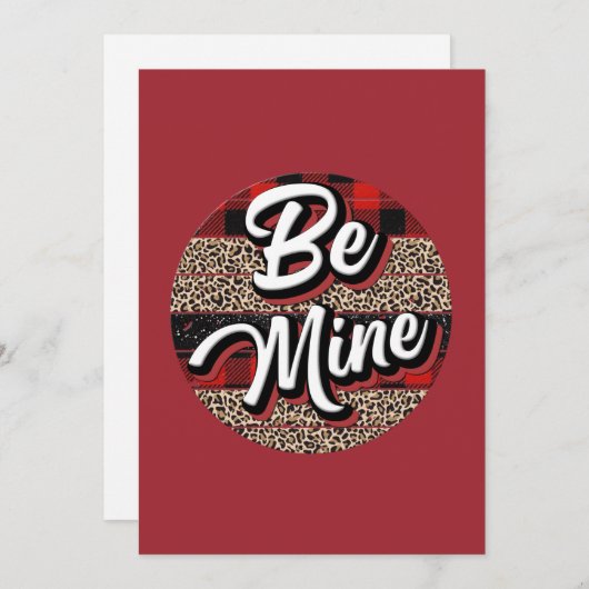 Bufferbeschermhoes zijn mijndag feestdagenkaart (Voorkant / Achterkant)