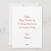 Bufferbeschermhoes zijn mijndag feestdagenkaart (Achterkant)