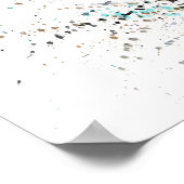 Bufferbolvormig Waterverf schilderen Poster (Hoek)