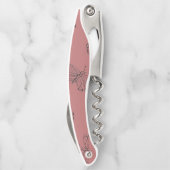 Bufferflips on blush pattern kurkentrekker (Achterkant)