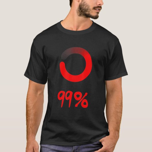 Buffering 99 t-shirt (Voorkant)