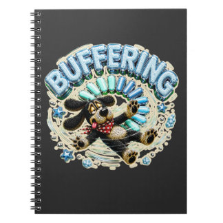 Buffering Even Geduld Grappige Tech Notitieboek
