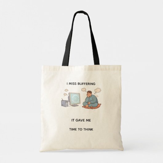 Buffering TOTE Tote Bag (Achterkant)