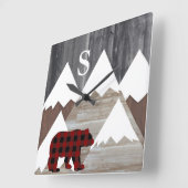 Buffermonogram van het Beer van de sinusberg Vierkante Klok (Hoek)