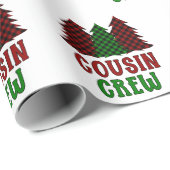 Bufferpatroon met kerstboomstructuur voor de neef- cadeaupapier (Rol Hoek)