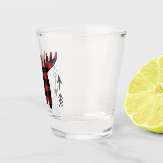 Bufferpijlen met kop shot glas (Rechts)