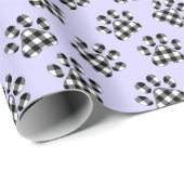 Bufferspelden op Paars Cadeaupapier (Rol Hoek)