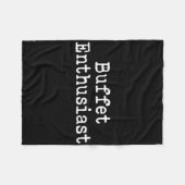 Buffet Enthusiast Funny Food Lover Cruise Vacation Fleece Deken (Voorkant (Horizontaal))