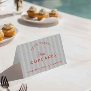 Buffet Kaart Blauw & Rood Bachelorette