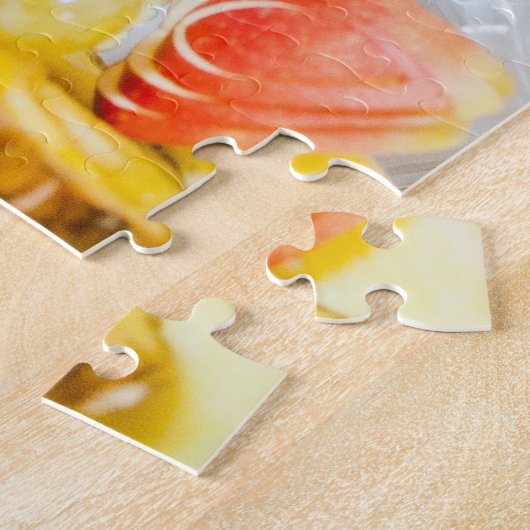 Buffettabel met fruit en poten legpuzzel (Zijkant)