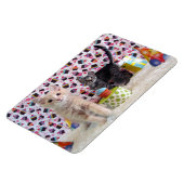 Buffington en Patton's geboortelecat / Kitten Magneet (Linkerzijde)