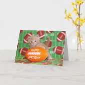 Buffington - Football vogeldag Kaart (Gele Bloem)